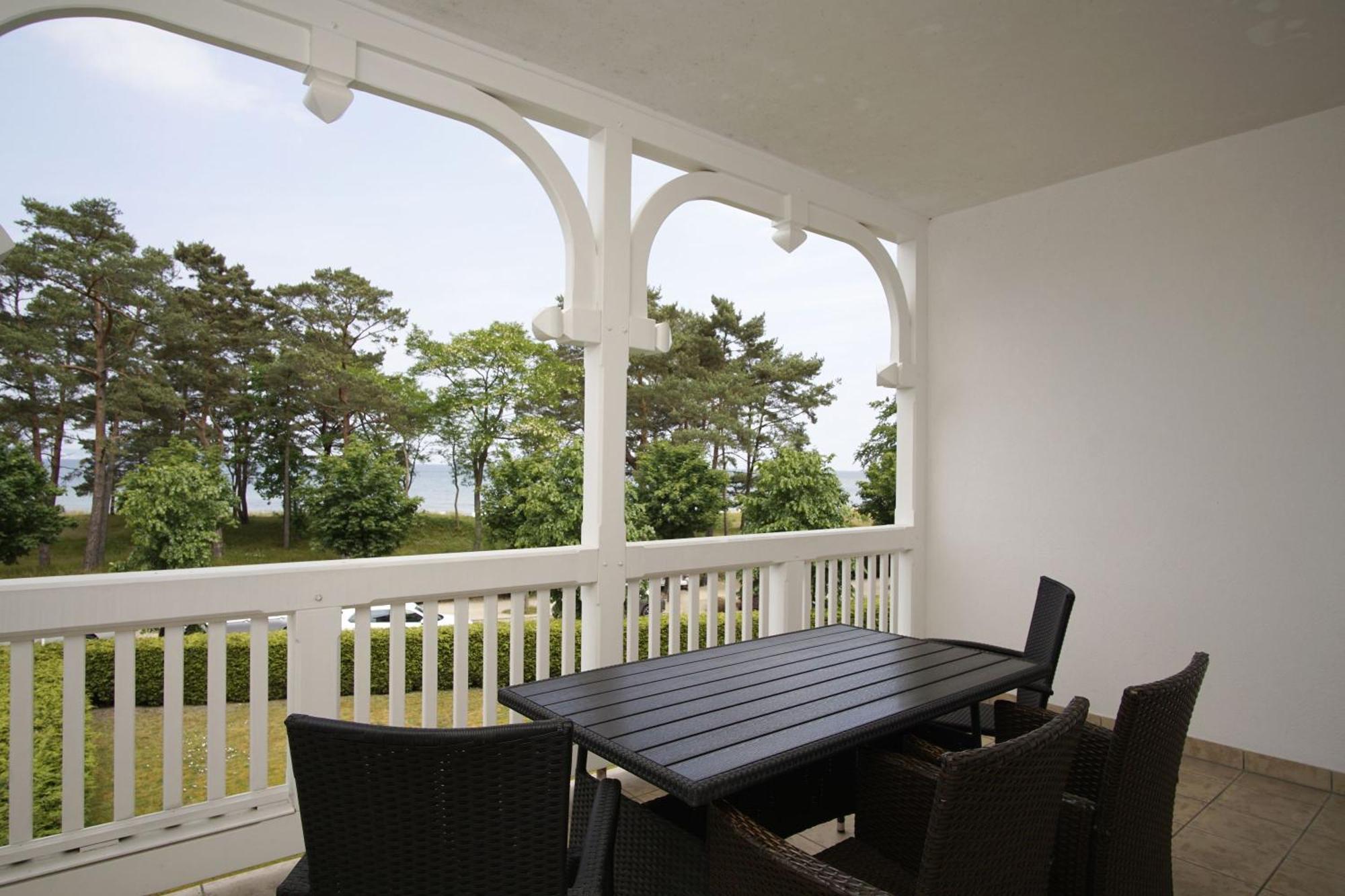 Aparthotel Ostsee Fewo 6 Balkon, Meerblick, Strand Остзебад Бинц Экстерьер фото