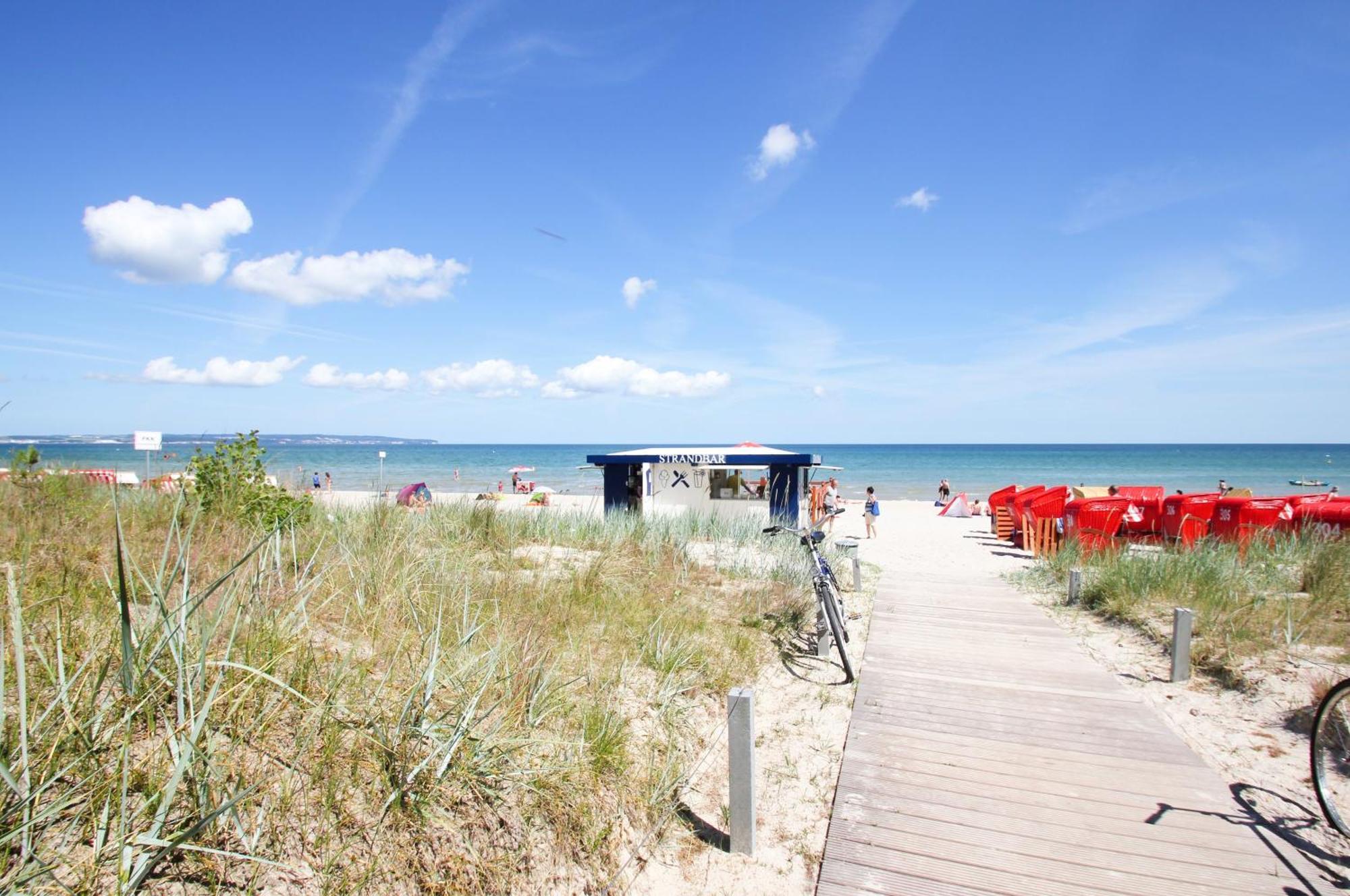 Aparthotel Ostsee Fewo 6 Balkon, Meerblick, Strand Остзебад Бинц Экстерьер фото