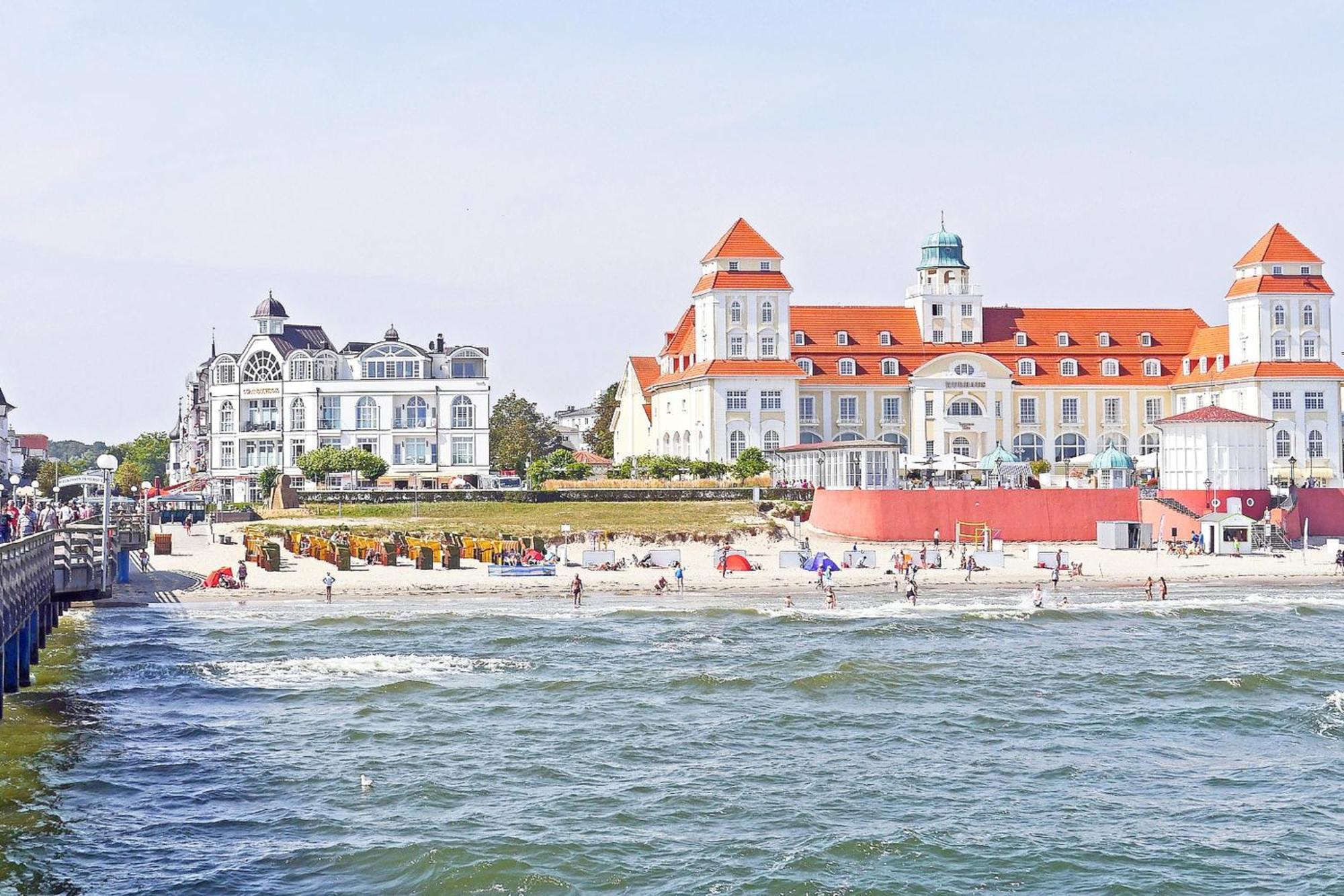 Aparthotel Ostsee Fewo 6 Balkon, Meerblick, Strand Остзебад Бинц Экстерьер фото